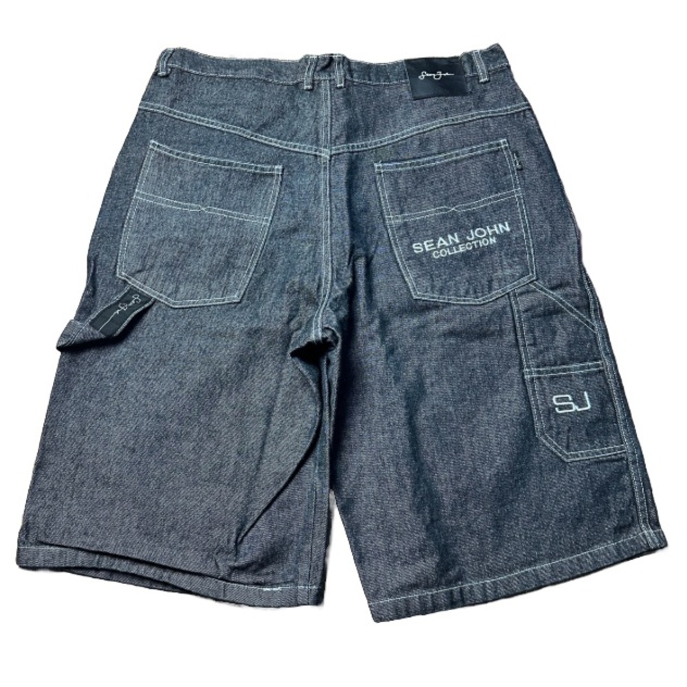 Sean John collection denim baggy short